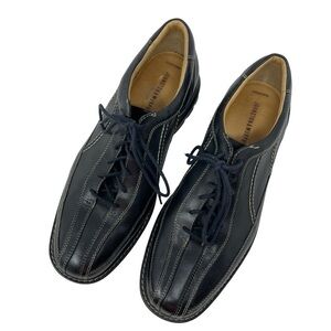 Johnston & Murphy Schuler Men’s Size 11 black Bicycle toe Shoes